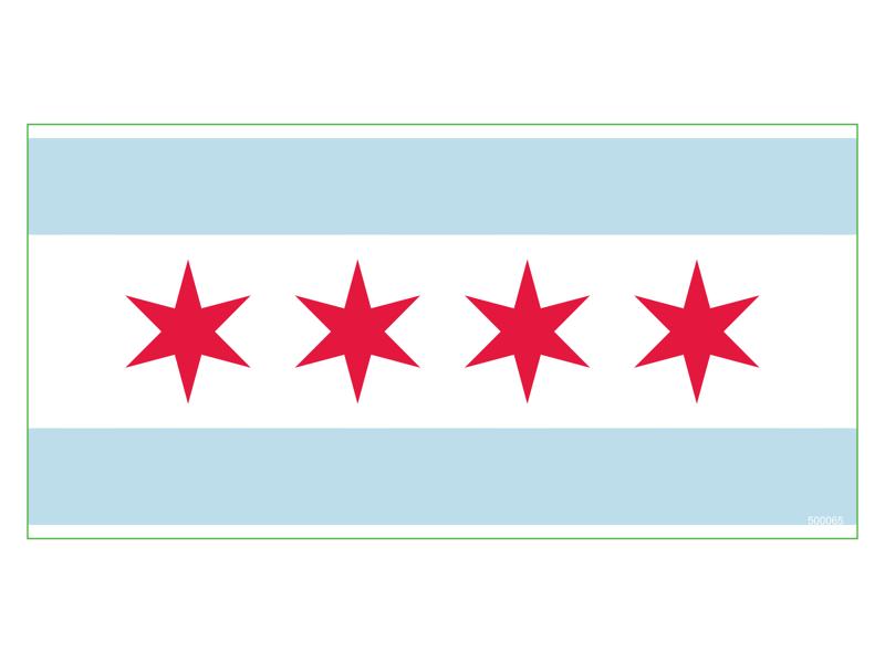 Chicago Bumper Sticker Made in USA