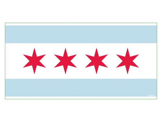 Chicago Bumper Sticker Made in USA