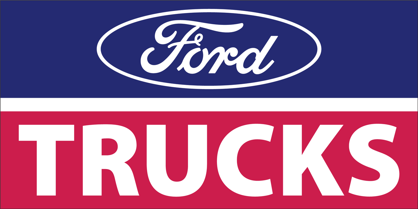 Ford Trucks Bumper Sticker Made in USA