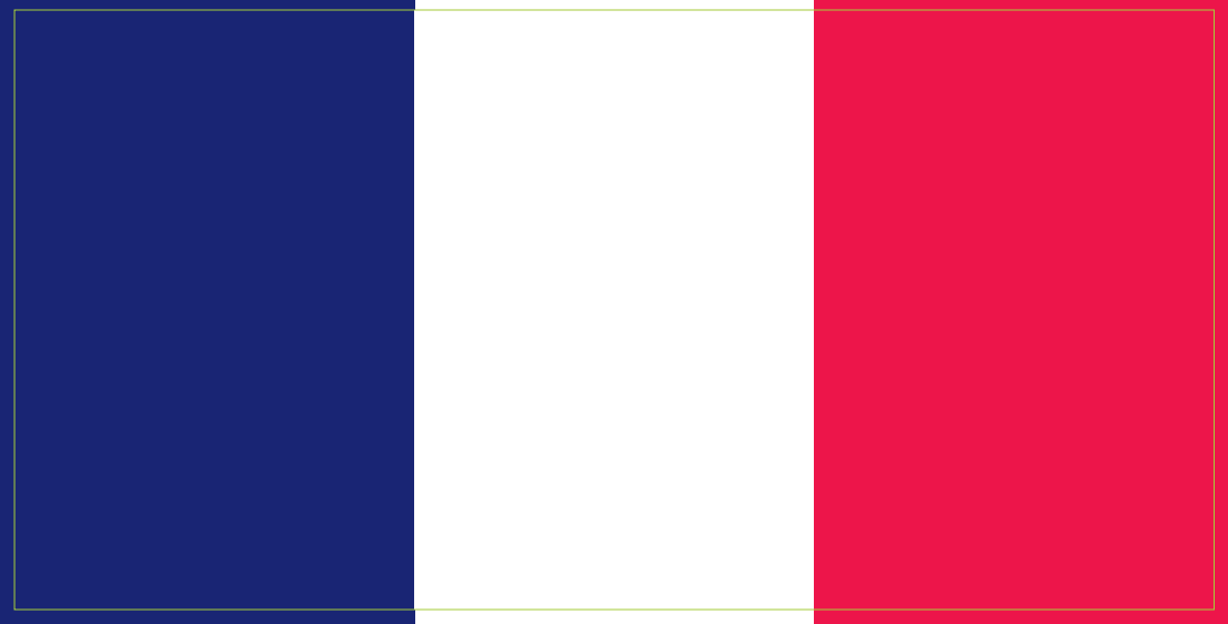 France Bumper Sticker Made in USA