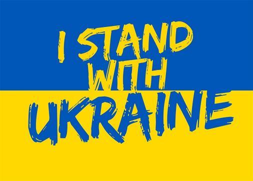 I Stand With Ukraine 3'X5' Flag Rough Tex®