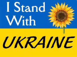 I Stand With Ukraine Sunflower 3'X5' Flag Rough Tex®