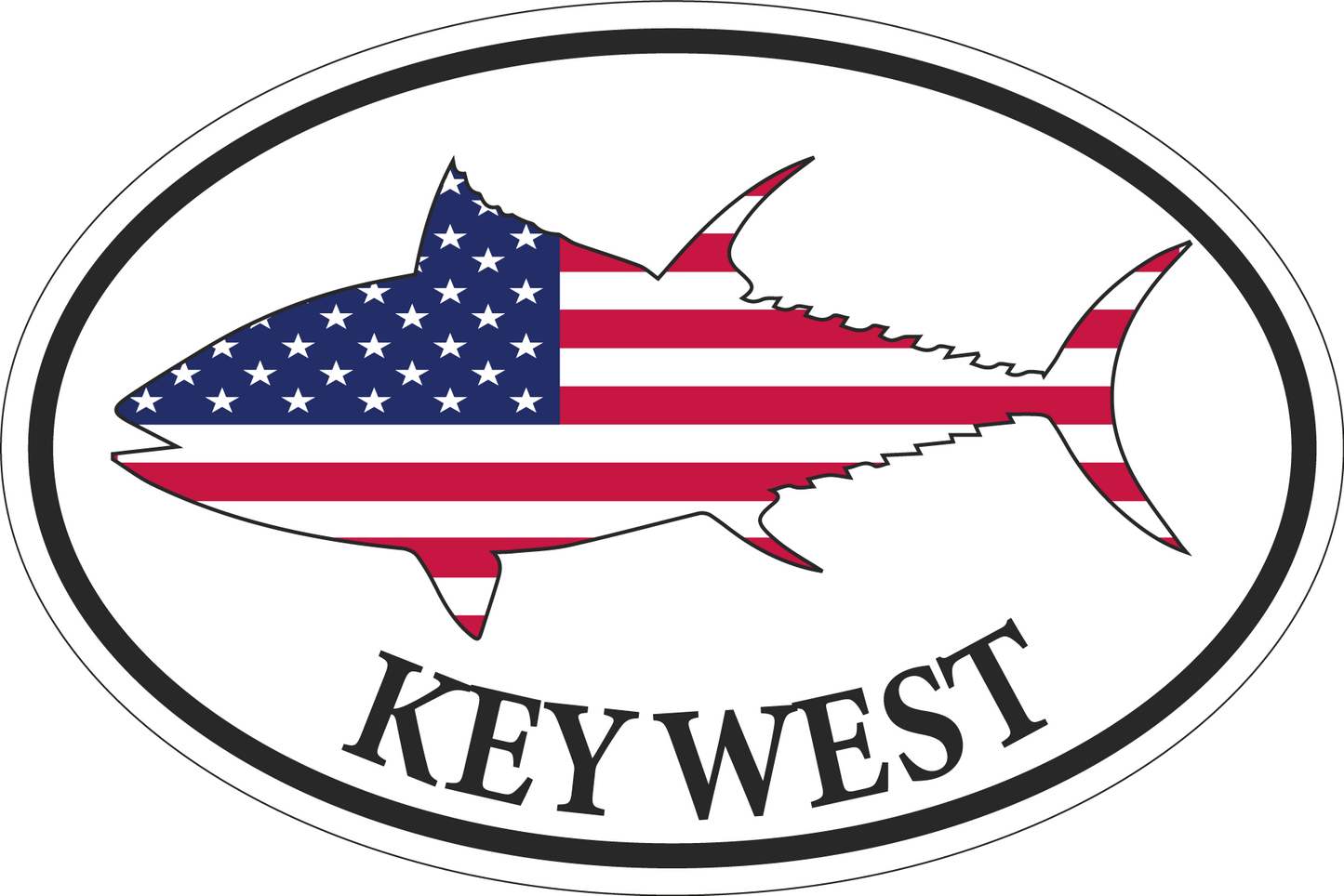 Key West Bumper Sticker Made in USA