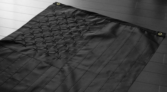 USA Blackout Embroidered Flag Rough Tex® Nylon