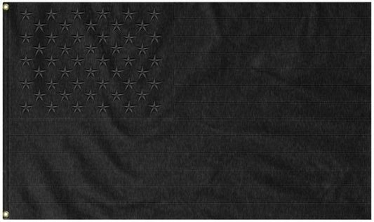 USA Blackout Embroidered Flag Rough Tex® Nylon